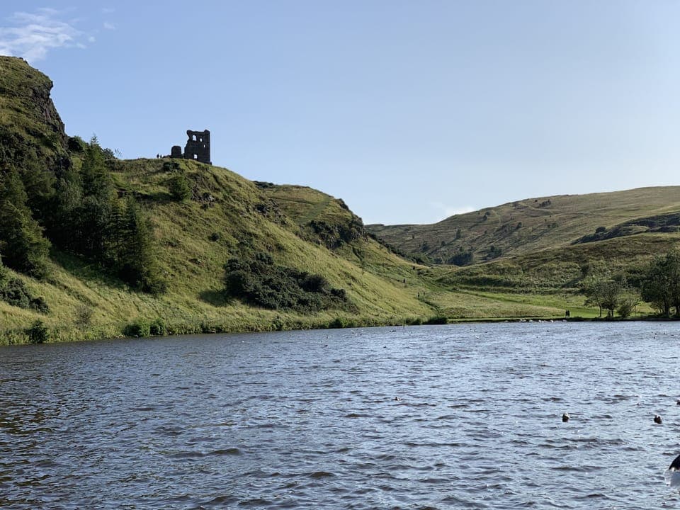 Saint Margaret's Loch just minutes from the apartment.