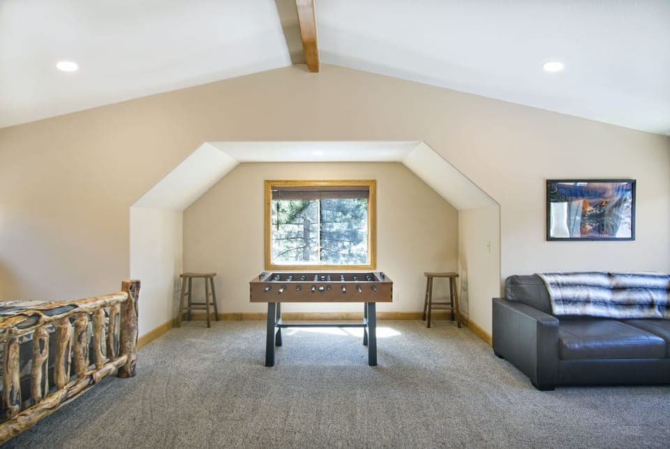 Addition studio living room with living room, queen pull out sofa bed