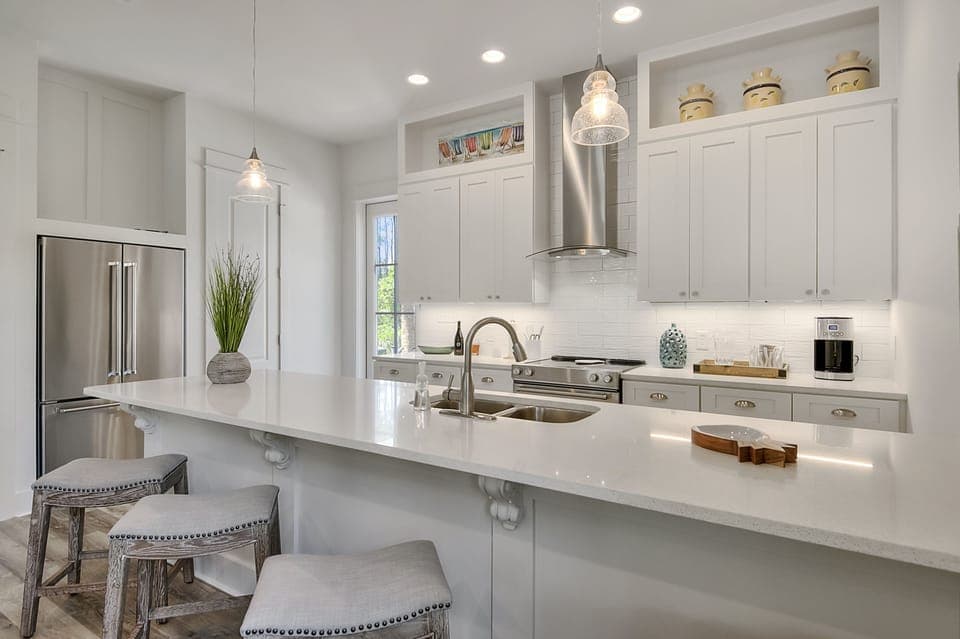 High-end appliances in the kitchen