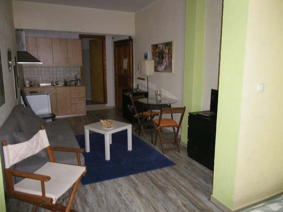 Angle of the living room area