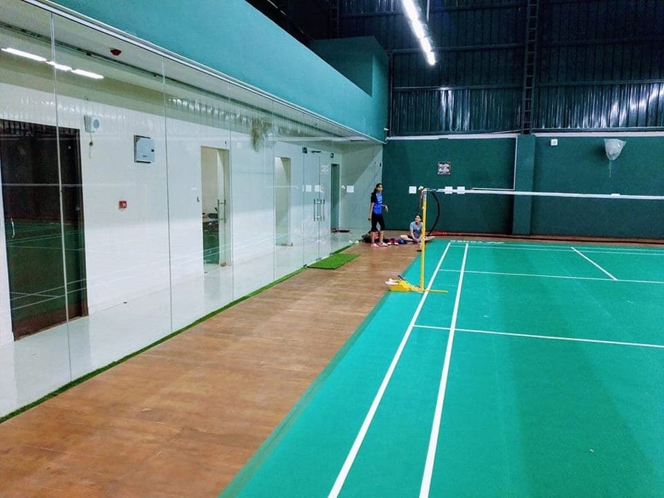 International Badminton Court in the Society for Stay Healthy and Stay Fit