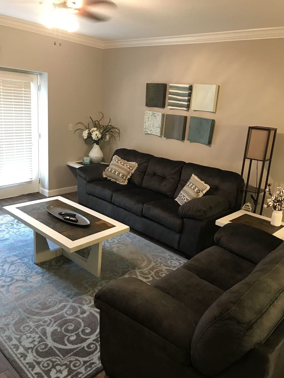 Living room with sleeper sofa