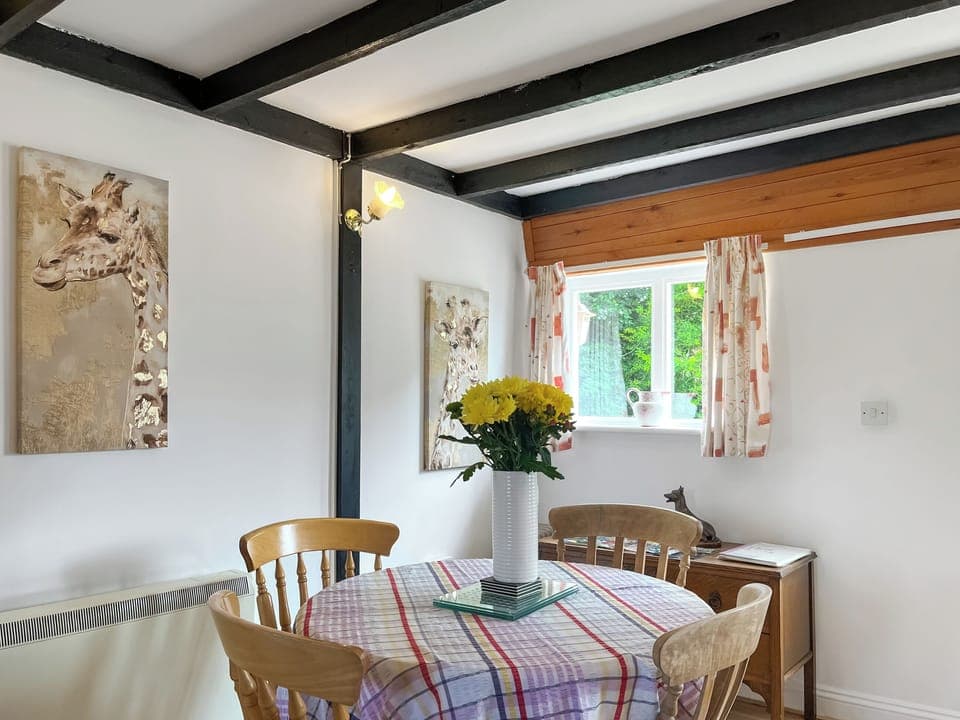 Dining Area | Tarrant Cottage - Bowling Green Farm, East Orchard, near Shaftesbury