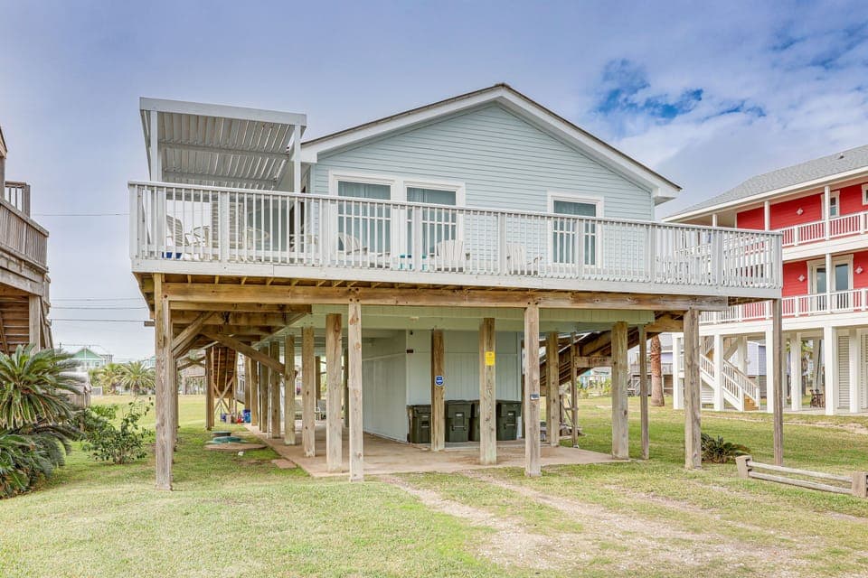 Galveston Vacation Rental | 3BR | 3BA | 1,651 Sq Ft | Stairs Required