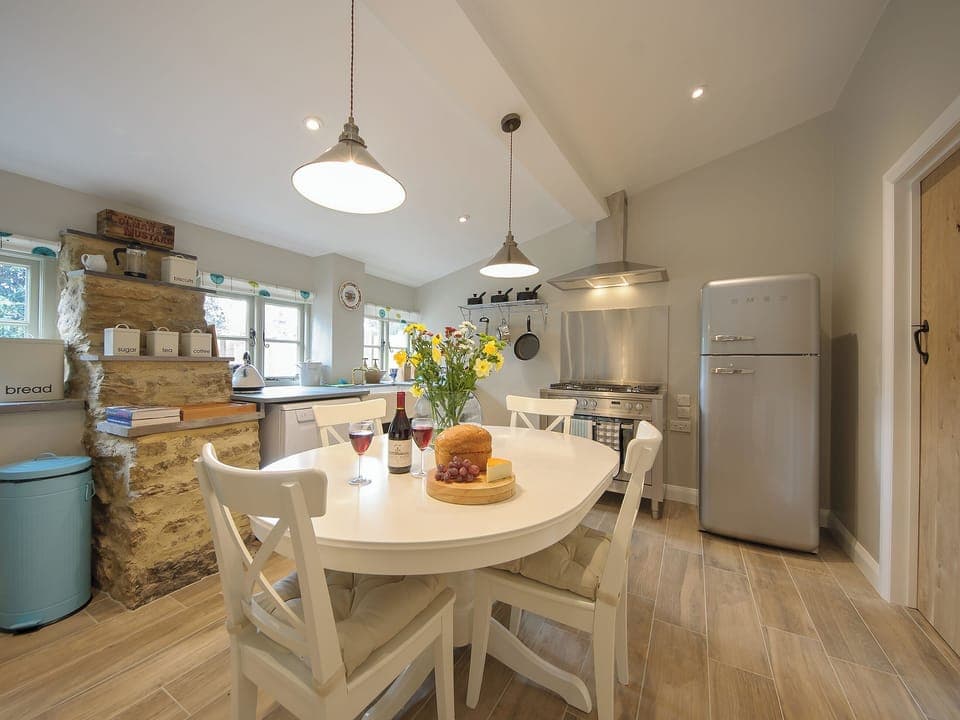 Lovely family kitchen with belfast sink | Holliers Cottage, Middle Barton, near Chipping Norton