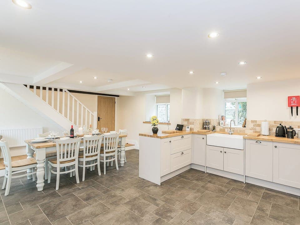 Kitchen and dining area | Manor Cottage, Wardlow, near Buxton