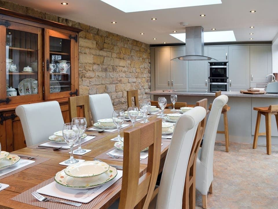 Well appointed kitchen and dining area | The Barn, Harwood Dale, near Scarborough