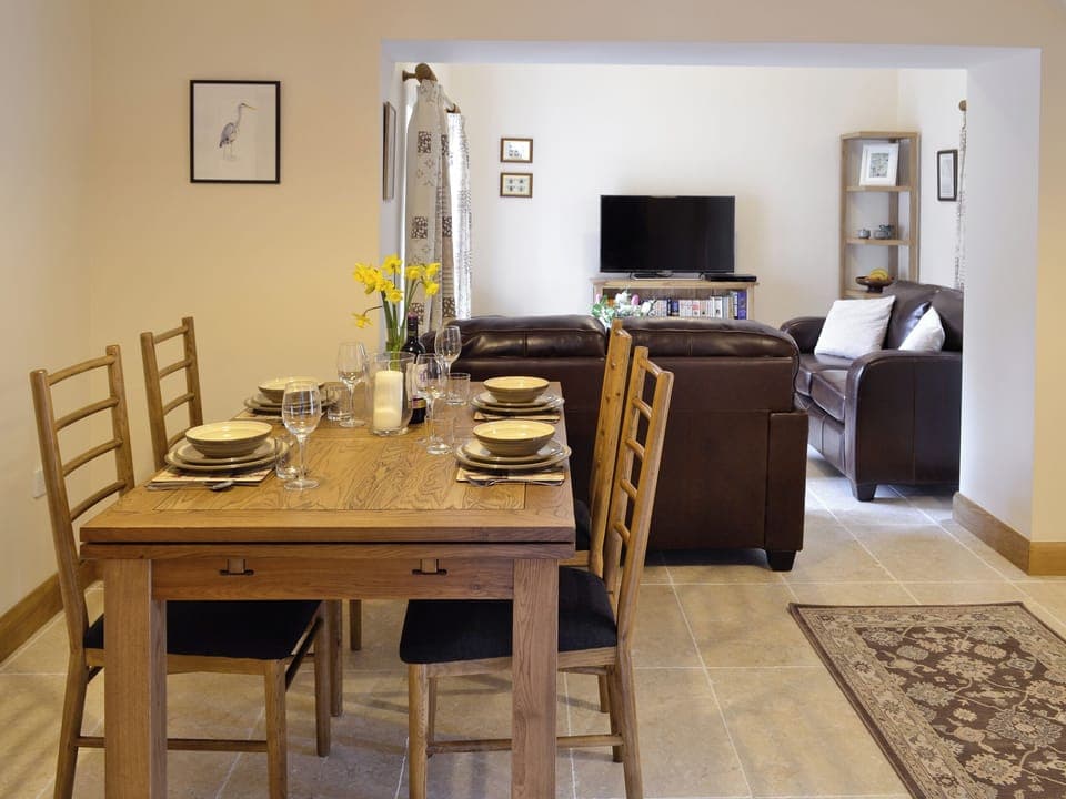 Spacious dining area | Dippers&rsquo; Folly - Jeffries Mill Cottages, Spring Gardens, Frome