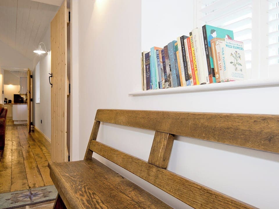 Hallway leading to upstairs bedrooms | Ty&middot; Cai - Ty Coch Chatham, Llandwrog, near Caernarfon