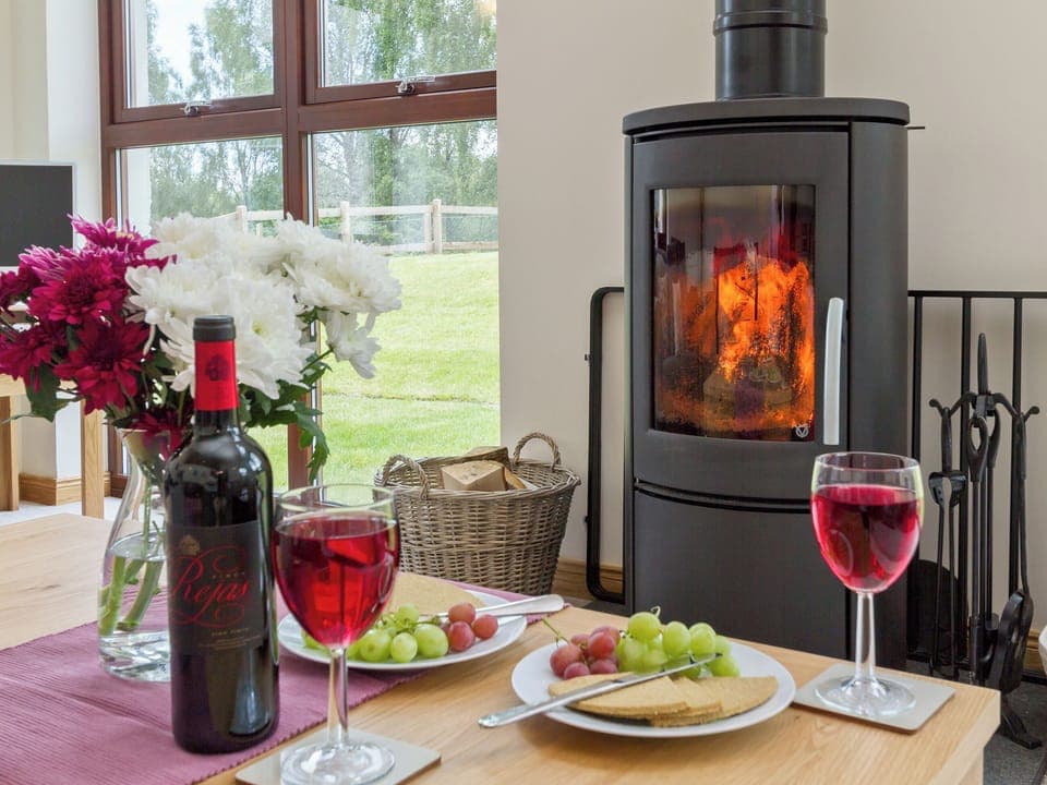 Cosy wood-burning stove | Birch Corner, Aviemore