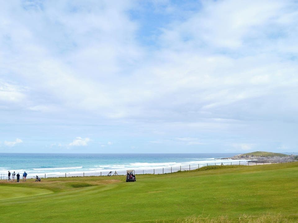 The golden sands of Fistral Beach