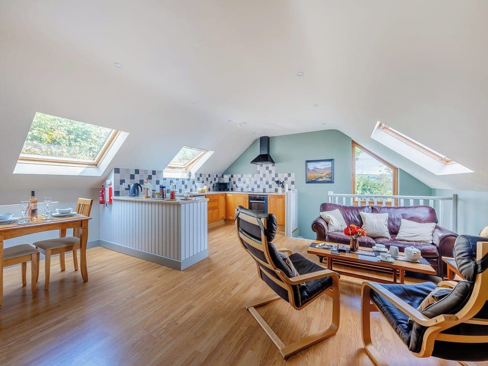 Open plan living space | Field View, Cynghordy, near Llandovery