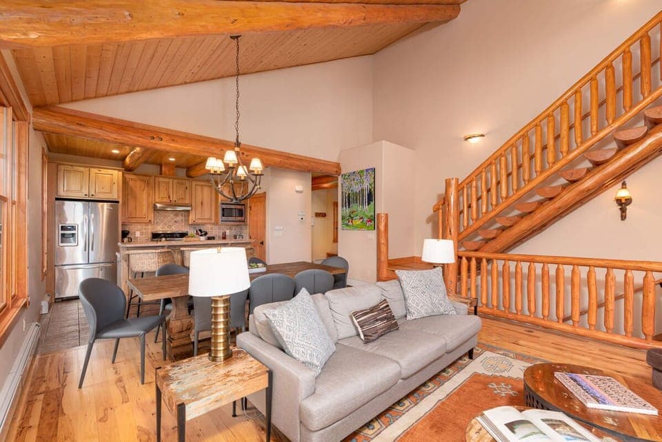 Well appointed main level with brand new furnishings and decor