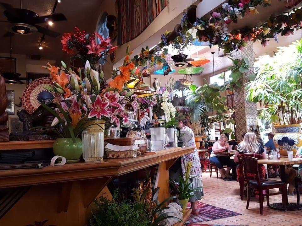 Great place for a delicious brunch in the garden patio!