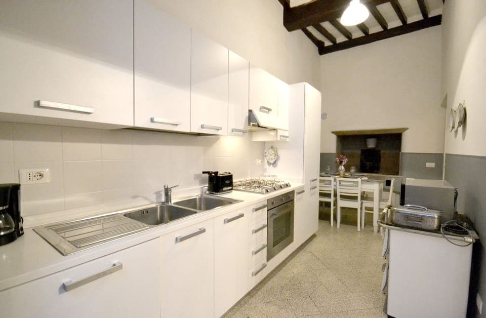 Dining room and kitchen