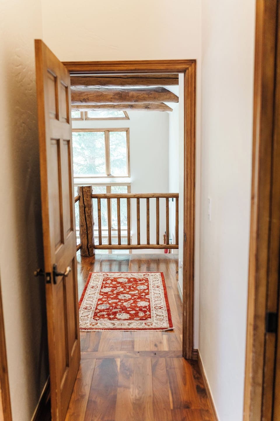 Leaving En Suite One.  En Suite Two is at the end of the hall on the right. 