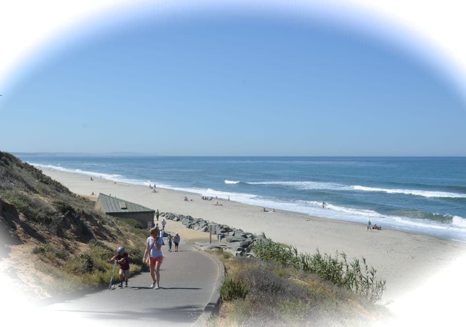 The beach is just a quick walk away!