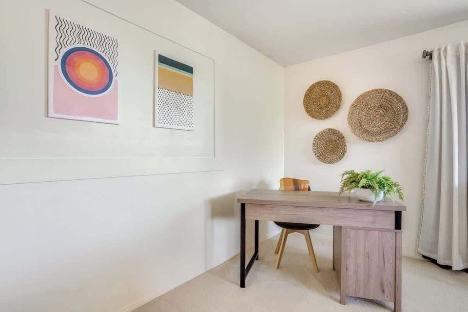 Desk in owner's suite 