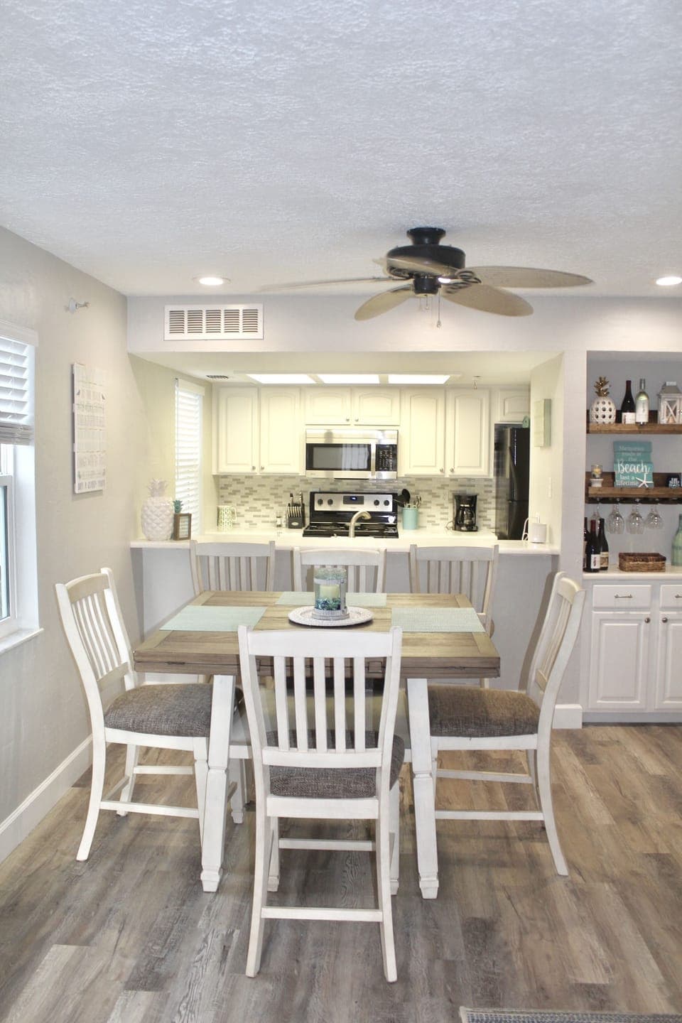 Open kitchen design means never missing the fun