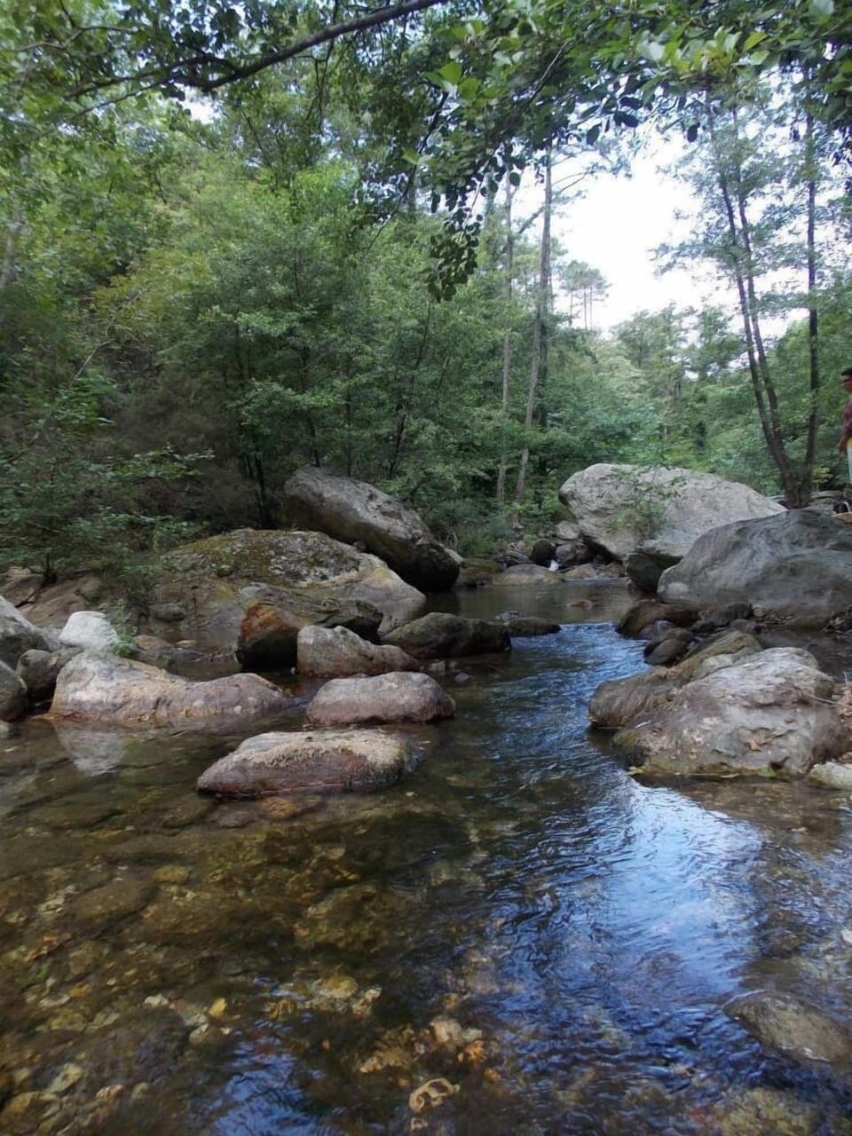 The river Maremola, a ten-minute walk