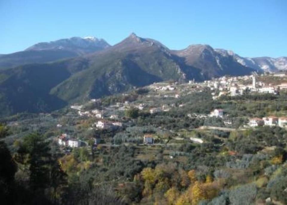 Between the sea and the mountain of Liguria, in the village of Magliolo...