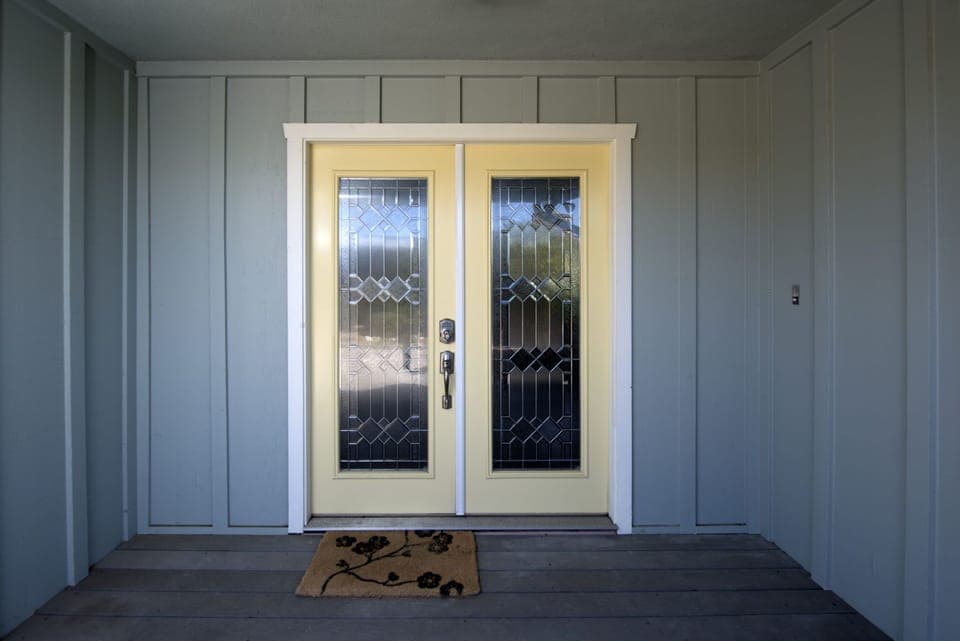 Beautiful front entry.