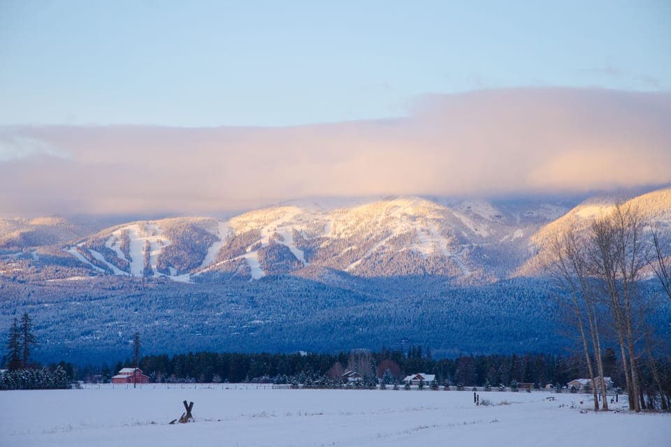 Big Mountain as seen from the Flathead Valley