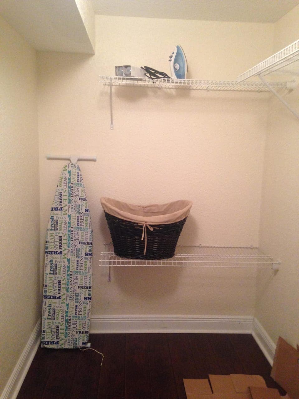 Large walk in closet