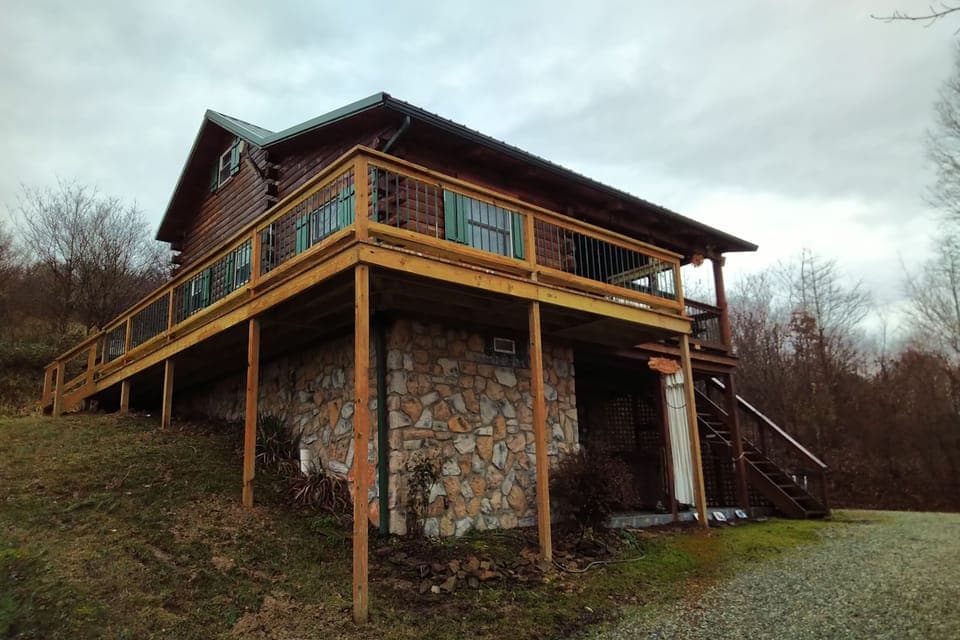 Wrap-around porch completed December 2024