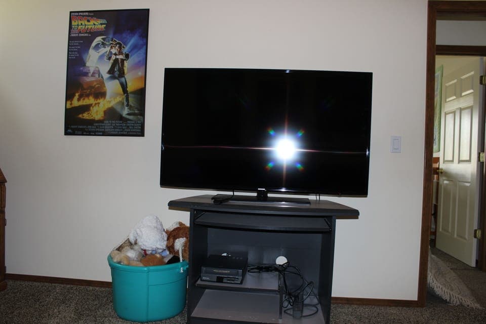 Theater Room - New 55" Smart TV, Video Games, and Tons of Movies