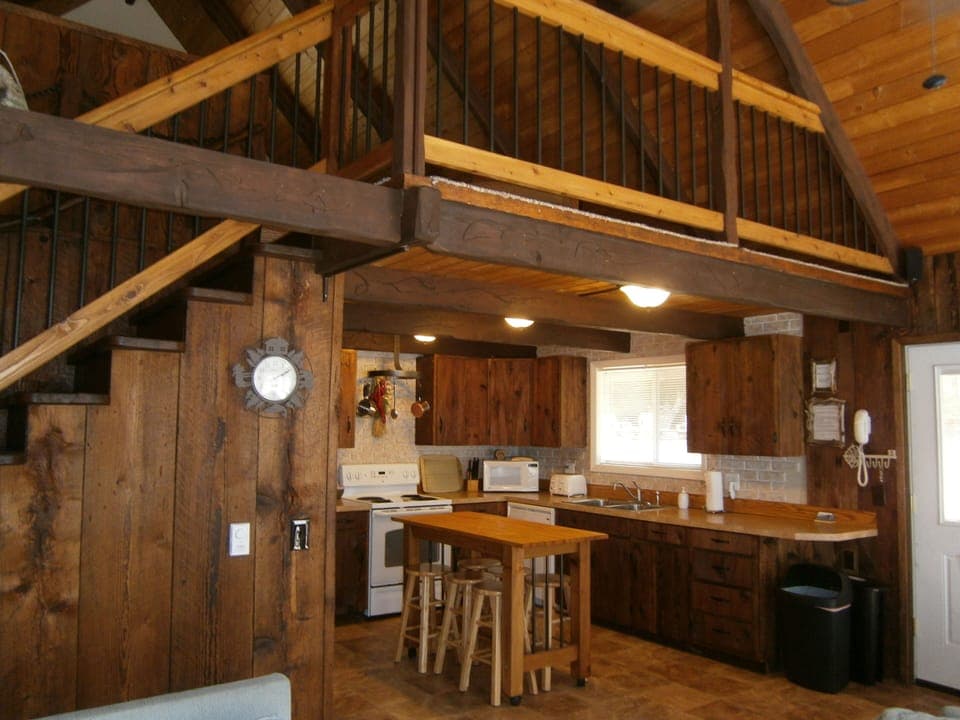 updated kitchen, island seating for 6- open concept to dining and living room 