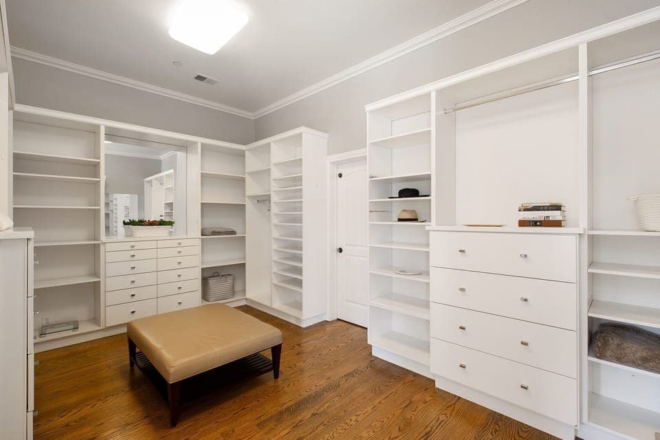 Master bedroom closet