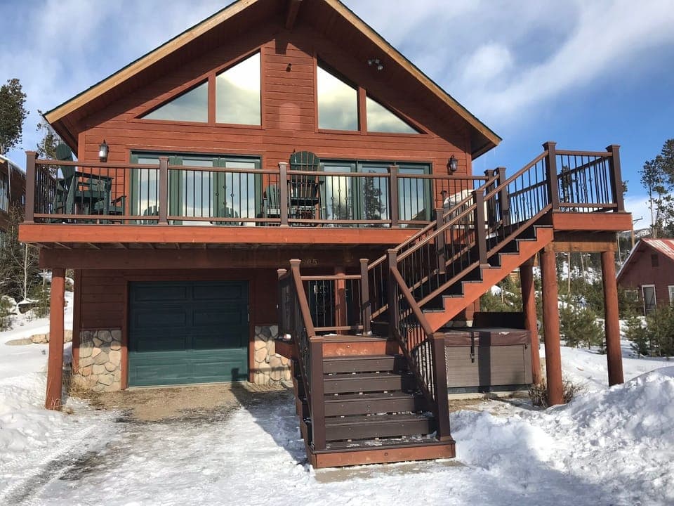 House with snow