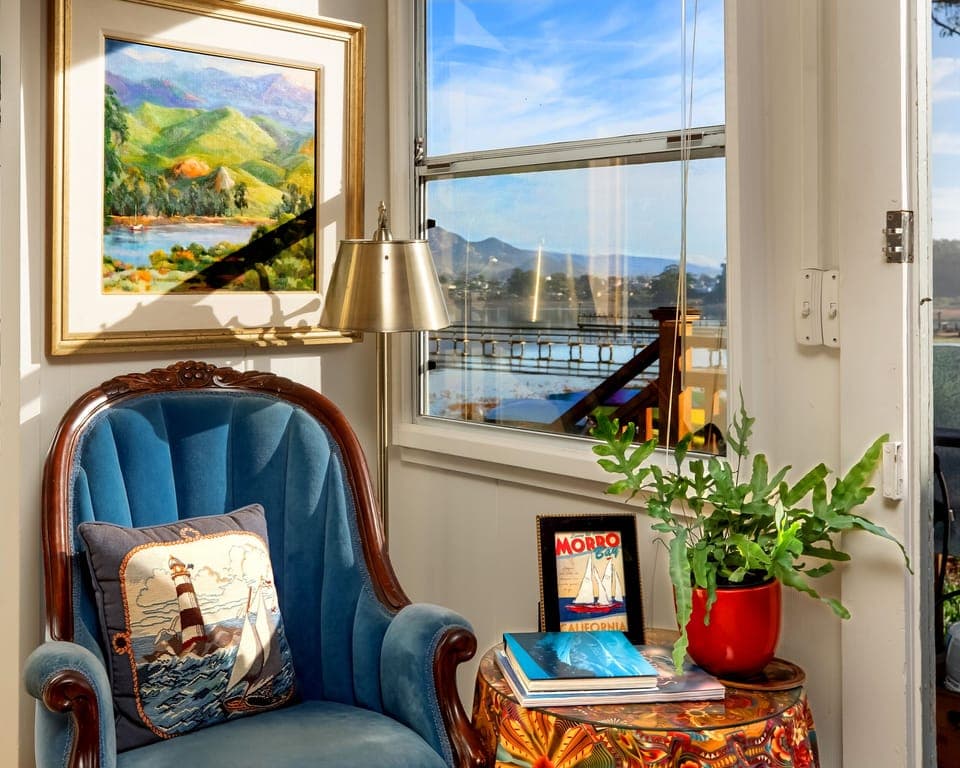 Curl up with a great book in this antique Victorian family heirloom chair.