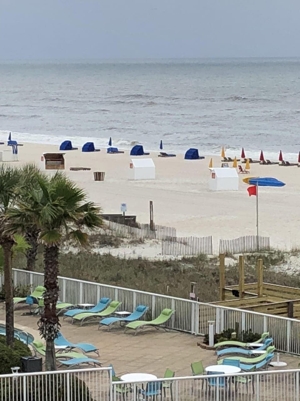 View from the steps on our end of Seascape.