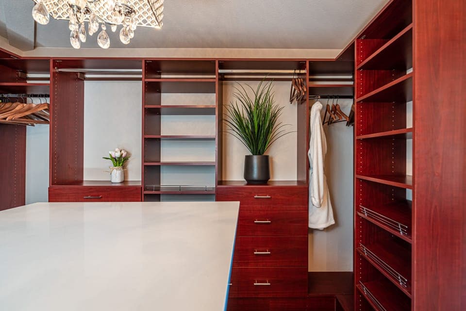 Third floor - master closet 