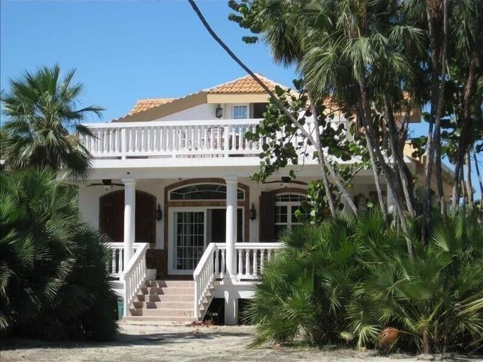 Luxury Beach House with your own private beach over looking the Caribbean Ocean.