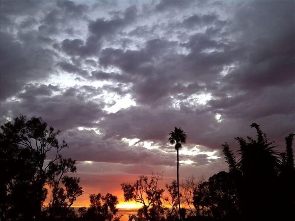 La Jolla Sunset from the property
