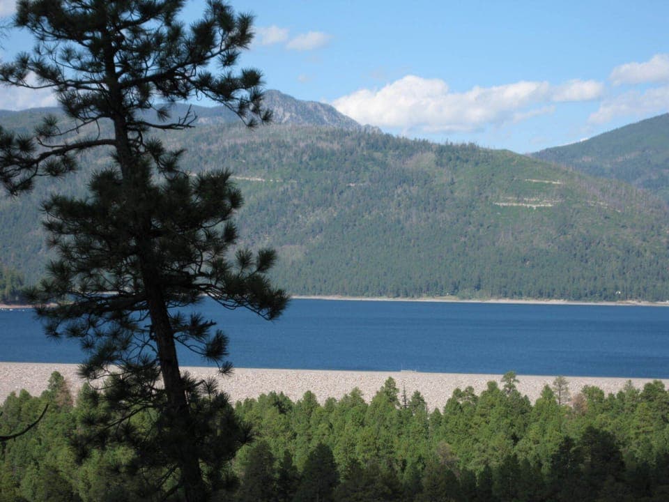 View from 'overlook,' a short yet mildly intense hike from the property.