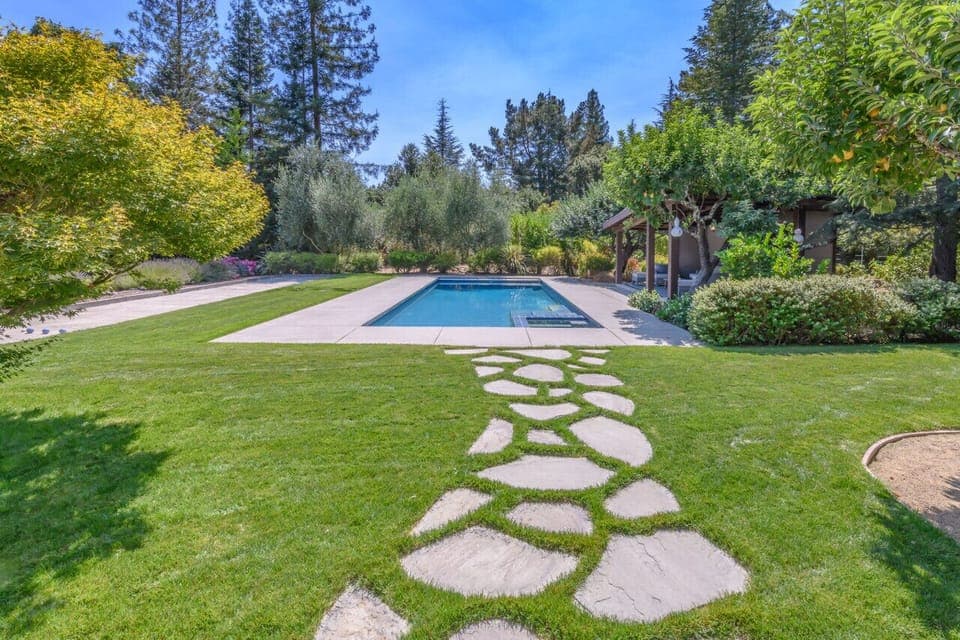 Serene Backyard with Private Pool
