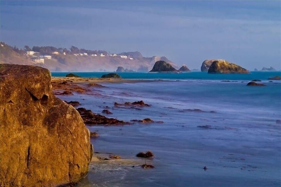 View from the balcony and living area of our comfortable south facing home!