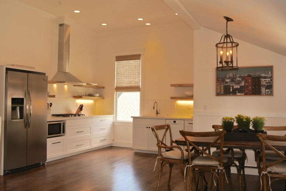Bright Kitchen with Dining Area