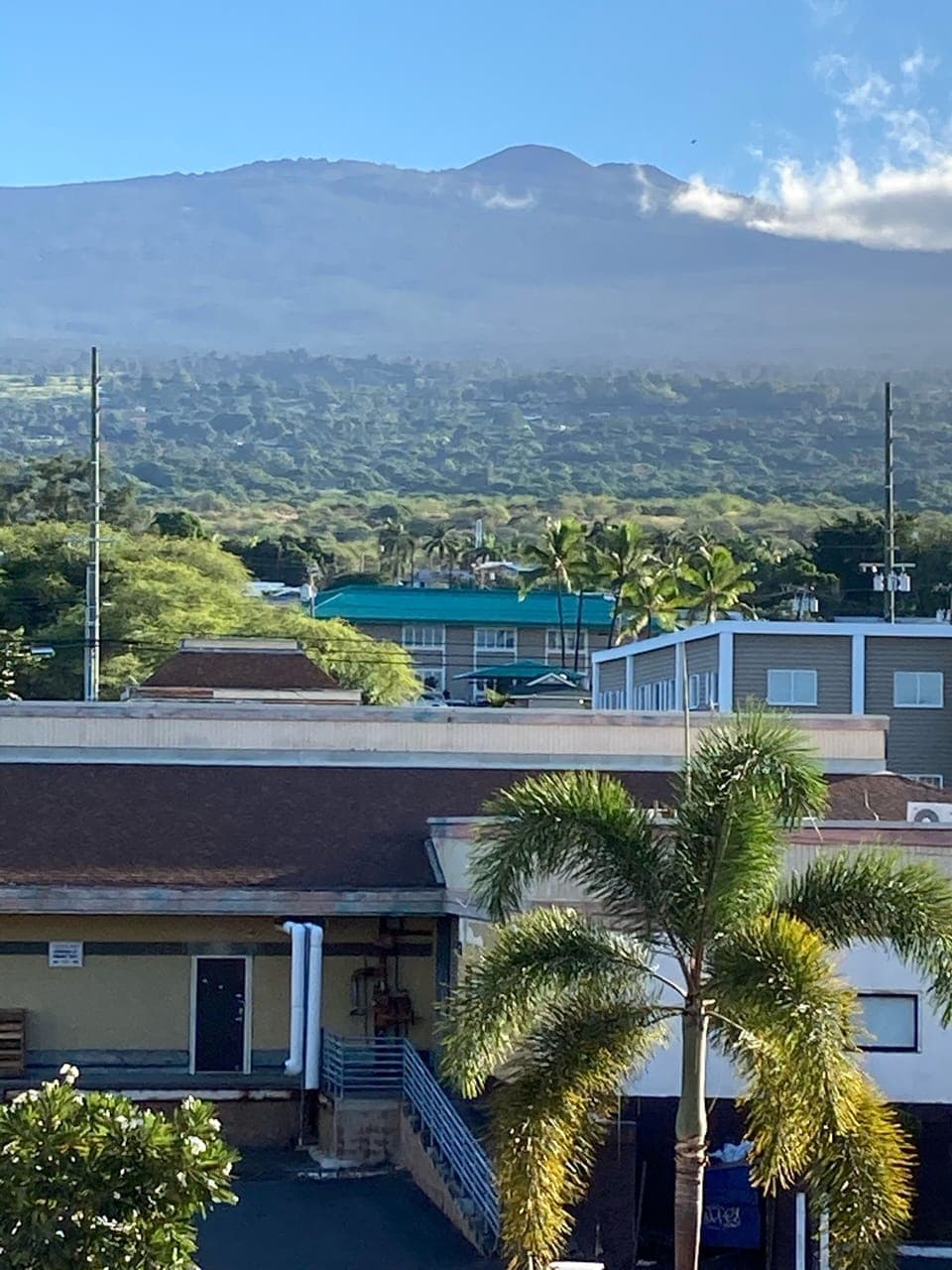 Hualalai Mountain, east bedroom view