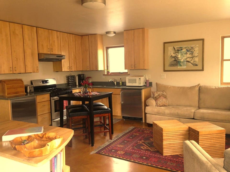 Living/Kitchen area