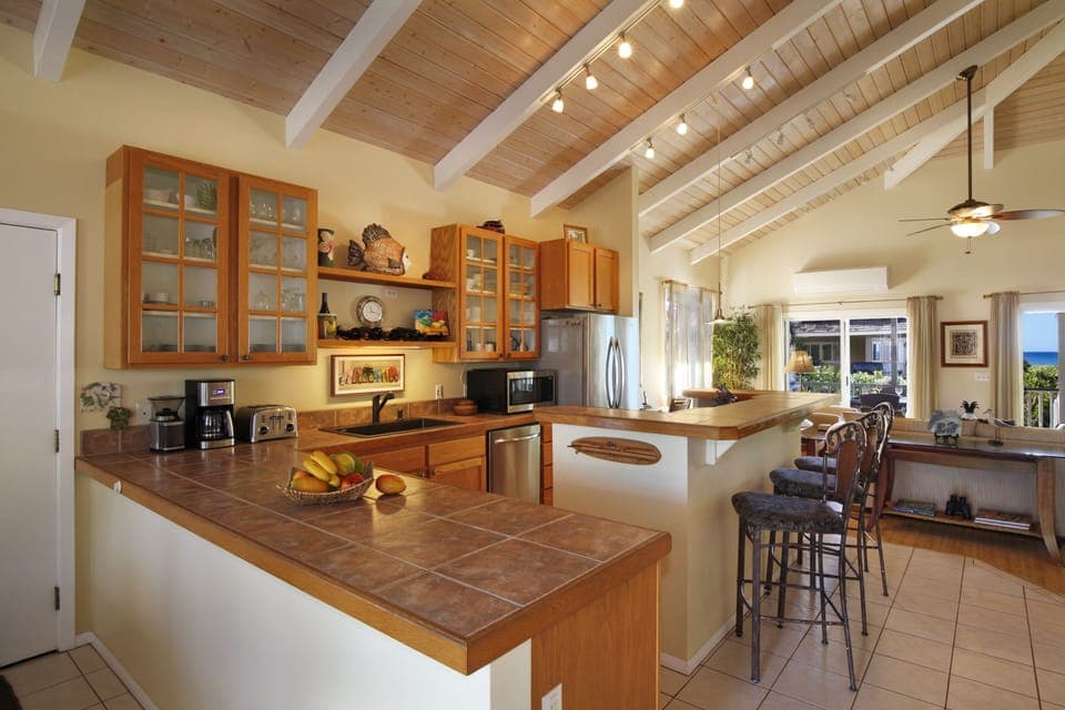 Our "Fully Loaded" kitchen has everything you need to create an island feast!