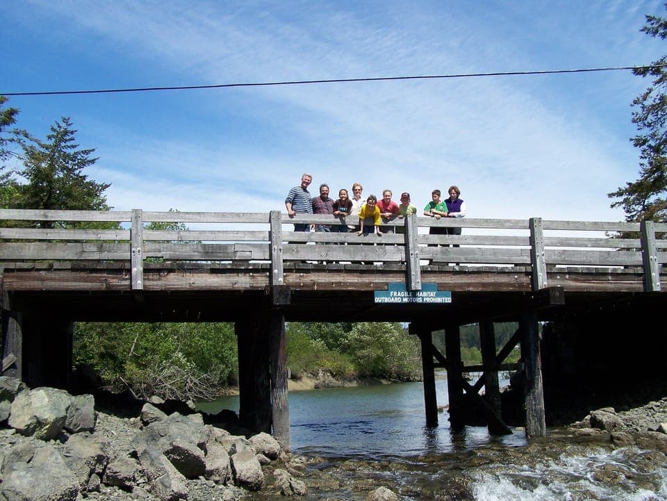We were the spearhead for designing a more environmental  Deer Harbor bridge.