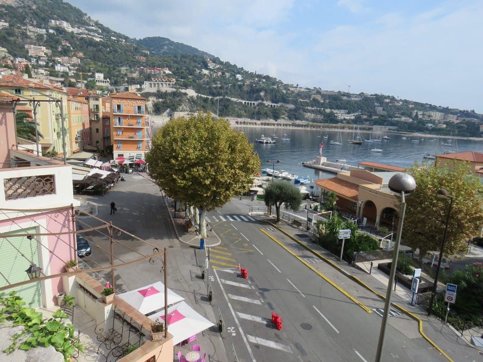 Villefranche center and port