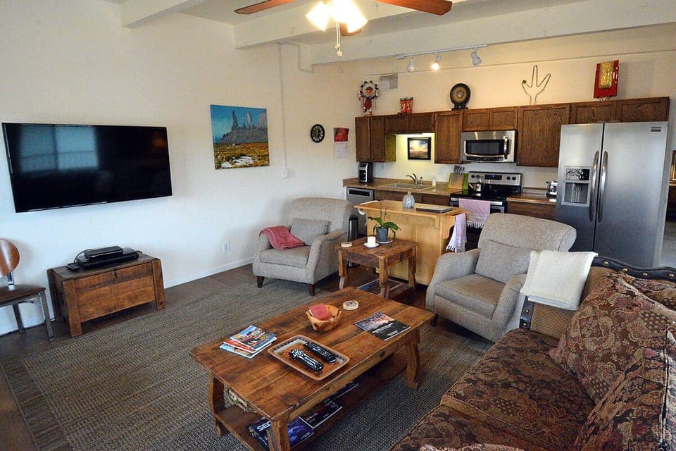 Living room from front door