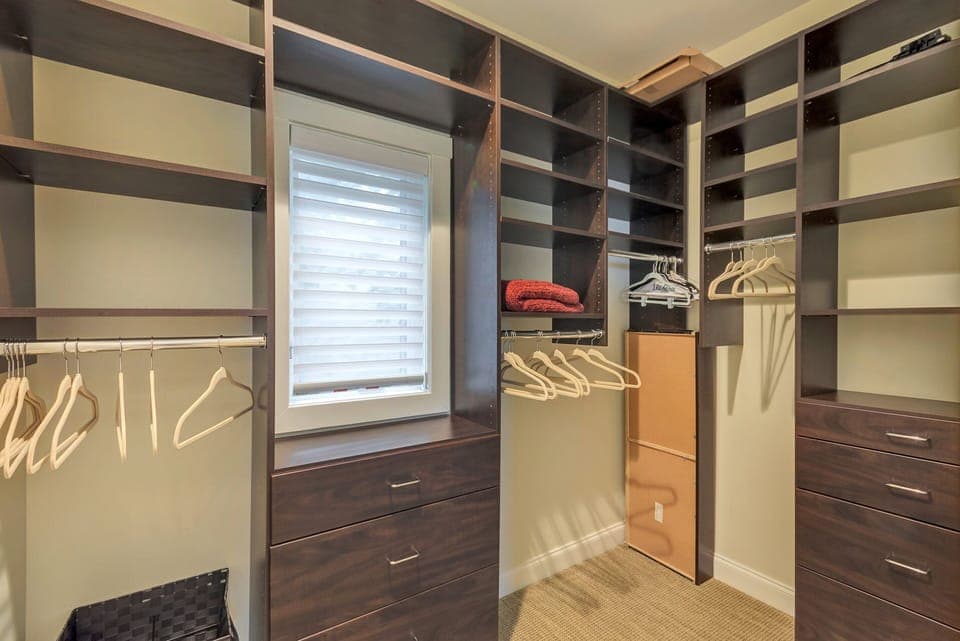 Primary closet