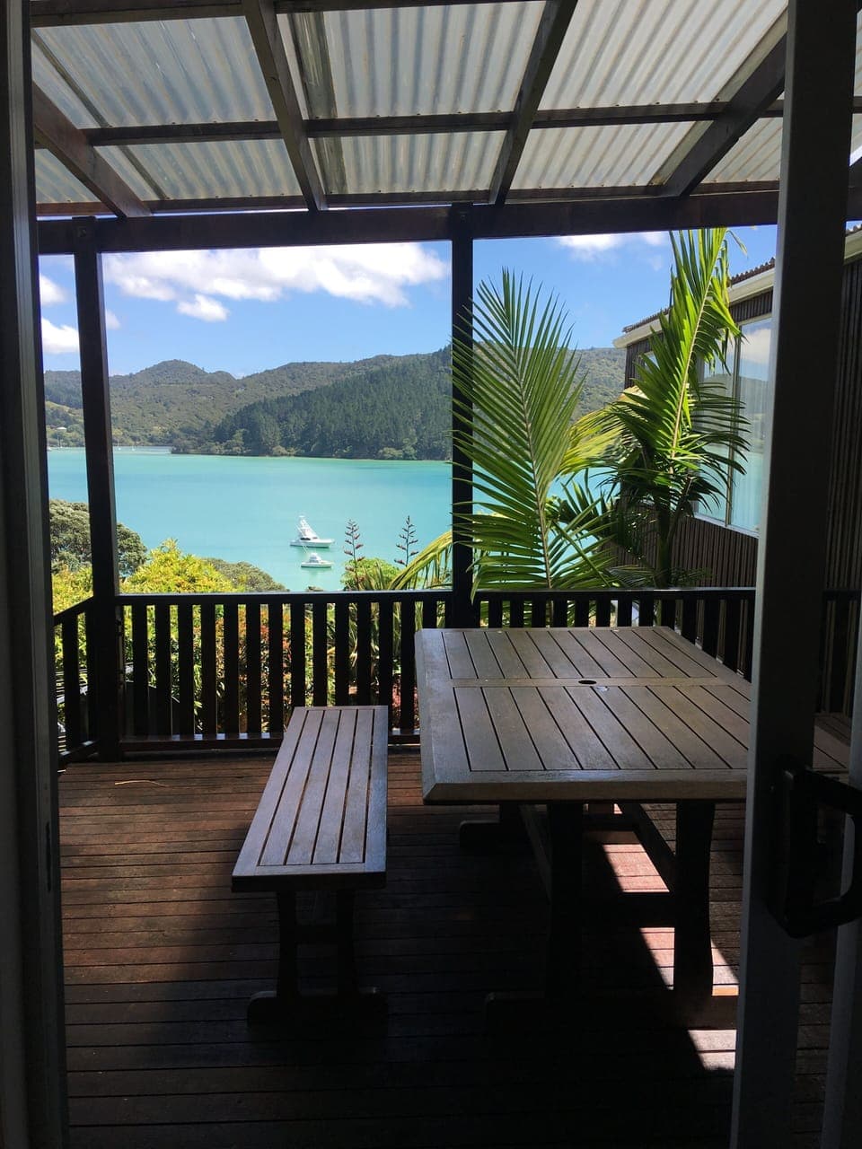 View from apartment deck